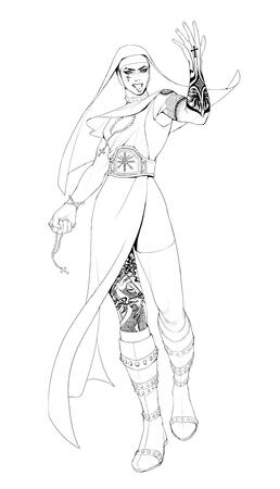 LINEART ⨯ Full body + Designing tattoos (+20€) = 100€